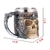 Caneca de caveira 600ml 3D viking 1Und