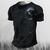 Camisetas masculinas verão 3d crânio 1Pça