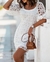 Vestido Fem. Renda Branca 1Pça