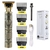 Barbeador profissional USB de corte cabelo e barba elétrica recarregável. - comprar online