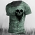 Camisetas masculinas verão 3d crânio 1Pça