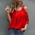 Blusa Renda Florais Bordados Algodão 1Pça