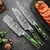 Imagem do Facas Chef Luxo Conjunto Ultra Afiado Santoku