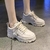 Tênis Fem. Alta Plataforma Lace Up 1Par. - comprar online