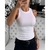 Camiseta Fem. Gola Redonda Elástica 1Pça - comprar online