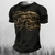 Camisetas masculinas verão 3d crânio 1Pça - loja online