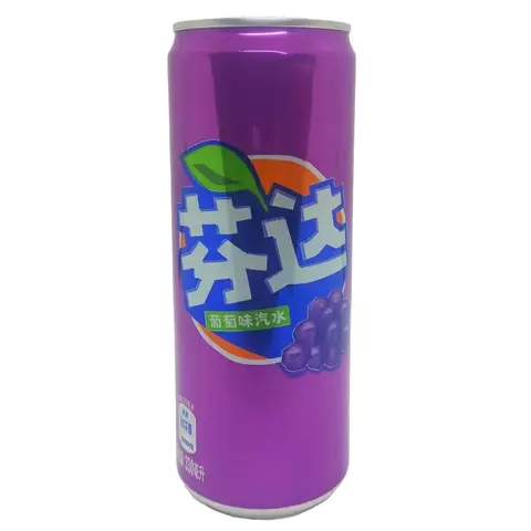 GASEOSA FANTA SABOR UVA 330 ML.