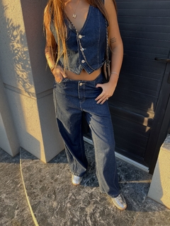 Chaleco Denim Blue - comprar online