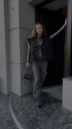 Chaleco Denim Black - comprar online