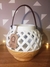 Portavela Madera y ceramica - Quildecors