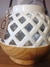 Portavela Madera y ceramica - Quildecors