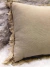 Almohadón Tusor Deflecado (Beige) - comprar online