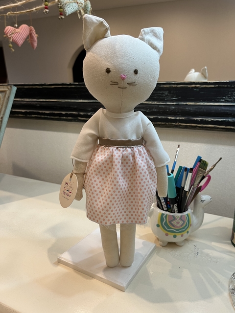 Muñeco de apego - gatita