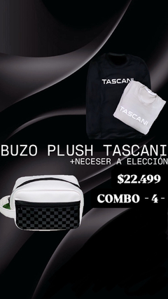 COMBO URBANO (4) BUZO PLUSH TASCANI+NECESER - comprar online