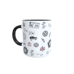 Caneca Supernatural - Símbolos na internet