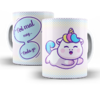 Caneca Unicórnio indelicado - Foi mal mas, Foda-se