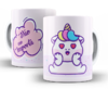 Caneca Unicórnio indelicado - Não me importa