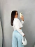 Calça Feminina Casual Retas Com Listras de Cintura Alta