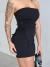 Imagem do Conjunto Feminino com Saia e Blusa Tomara que Caia Ajustável
