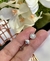 Aro perla redonda strass mini - comprar online