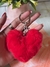 Llavero pompón grande corazon en internet
