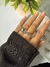 Anillo trendy bronce plateado