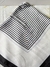 Pañuelo 60x60cm Rayas negras - comprar online