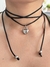 Choker corazón candado acero