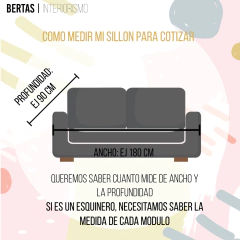 FUNDA A MEDIDA PARA TU SOFA - OFFWHITE en internet