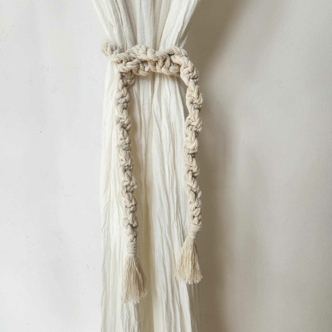 Sujeta Cortinas de macrame