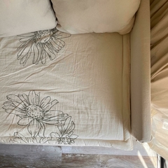 Pillow Estampa Girasol verde - comprar online