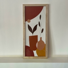 Cuadro abstracto jarrones - comprar online