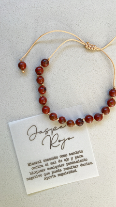 Pulsera de Jaspe Rojo