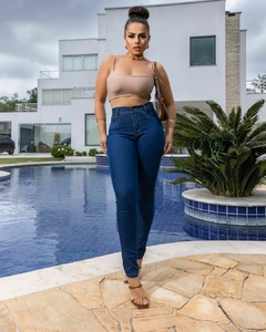 Calca jeans star lisa escura tamanho 36