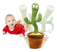 Juguete Cactus Bailarin Tiktok Baila Canta Repite Voz Luces