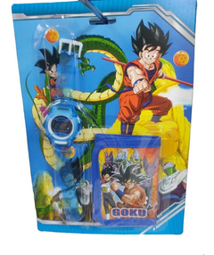 Reloj Juguete + Billetera Con Abrojo Varios Personajes