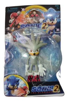 Muñeco Silver Sonic Articulado X1 Personaje Sonic En Blister