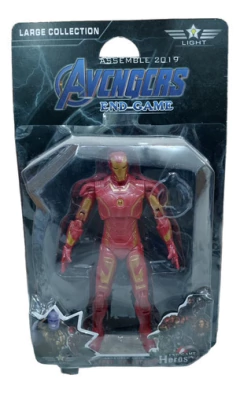 Imagen de Muñecos Articulados Superheroes Thanos Hulk Ironma Spiderman