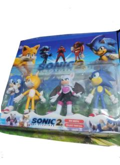 Muñecos Sonic Flexibles Blíster X 4 Personajes The Hedgehog en internet