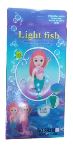Muñeca Ariel La Sirenita Hermosa Luz En La Cola Sirena en internet