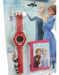 Reloj Juguete + Billetera Con Abrojo Varios Personajes - comprar online