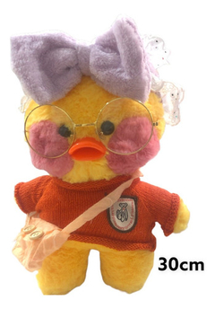 Peluche Lalafanfan Pato 30cm Suave Duck Muñeco Importado - NelToys