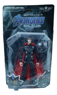 Muñecos Articulados Superheroes Thanos Hulk Ironma Spiderman - NelToys