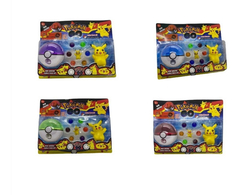 Pokebola + Pikachu Con Accesorios Pokemon Go Set X 1