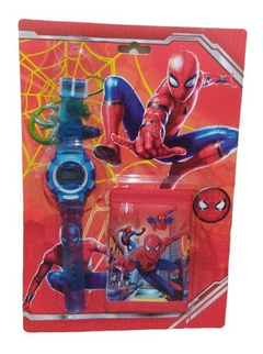 Reloj Juguete + Billetera Con Abrojo Varios Personajes - tienda online
