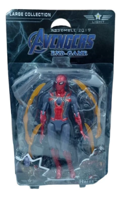 Muñecos Articulados Superheroes Thanos Hulk Ironma Spiderman