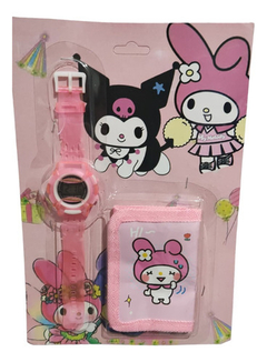 Reloj + Billetera Con Abrojo Personaje Kuromi Juguetes - comprar online