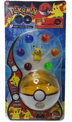 Pokebolas Lanzador Pokémon Juguete Pikachu Niños