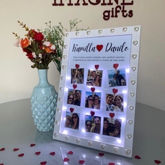 PORTA RETRATO AMOR EM LED PÉROLAS - IMAGINE GIFTS