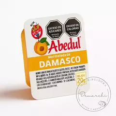 Mermelada Abedul Damasco Individual 20g x 108 u – SIN TACC | Porciones para desayuno